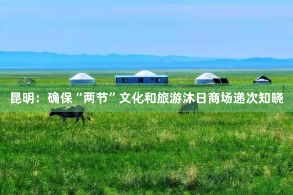 昆明：确保“两节”文化和旅游沐日商场递次知晓